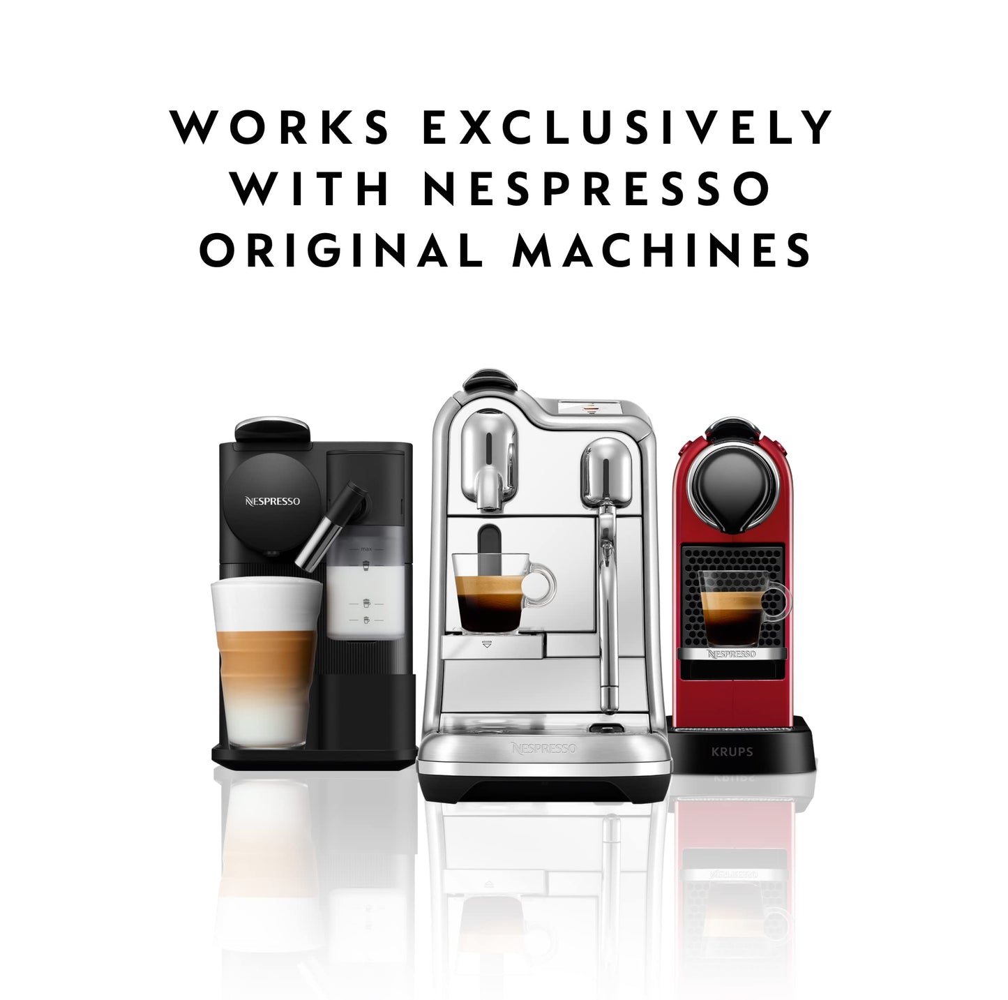 Nespresso Capsules OriginalLine, Variety Pack, Medium & Dark Roast Espresso Coffee, 50 Count Espresso Coffee Pods, Brews 1.35oz-UPStoxs