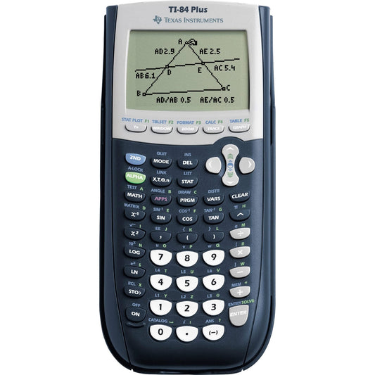 Texas Instruments TI-84 Plus Graphics Calculator, Black 320 x 240 pixels (2.8" diagonal)-UPStoxs