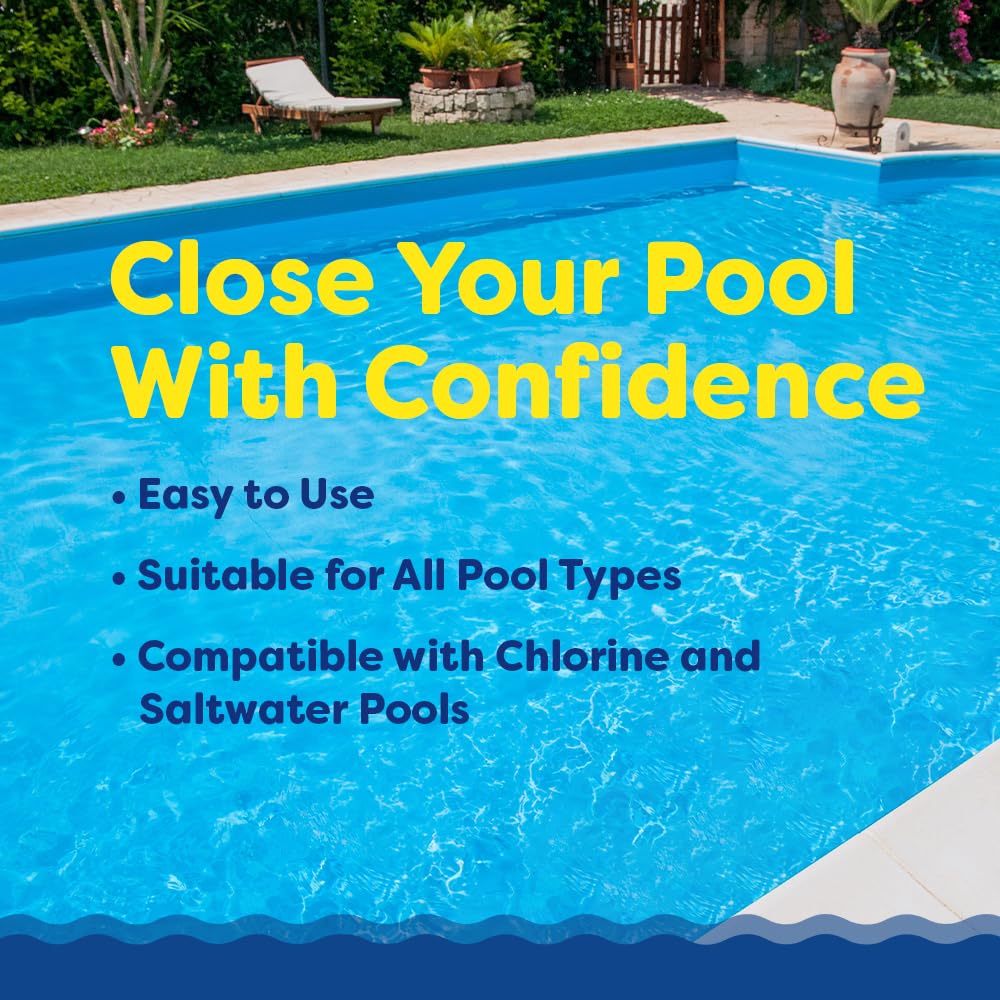 In The Swim Pool Closing Kit - Winterizing Chemicals for Above Ground and In-Ground Pools - Up to 15,000 Gallons-UPStoxs