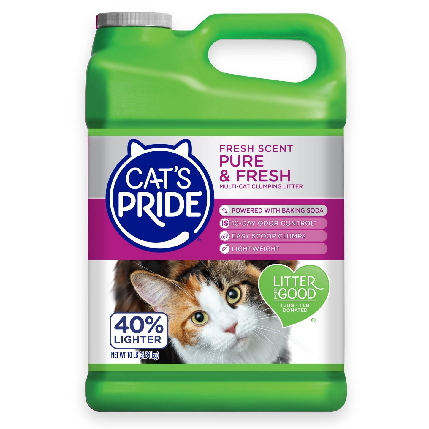 Cat's Pride Premium Lightweight Multi-Cat Clumping Litter 10 Pounds-UPStoxs