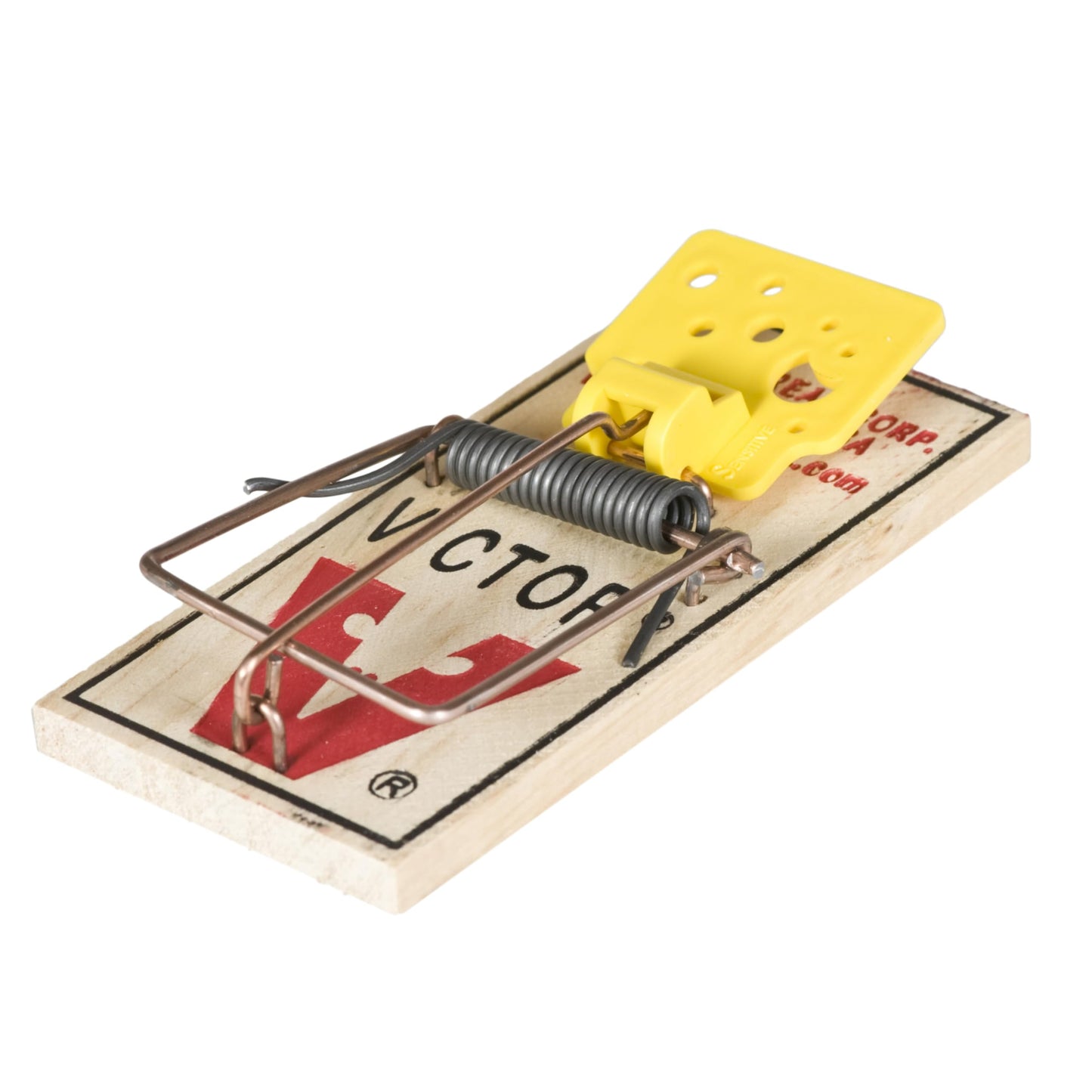 Victor M035-12 Plastic Pedal Easy Set Sustainably Sourced FSC Wood Snap Mouse Trap - 12 Traps-UPStoxs