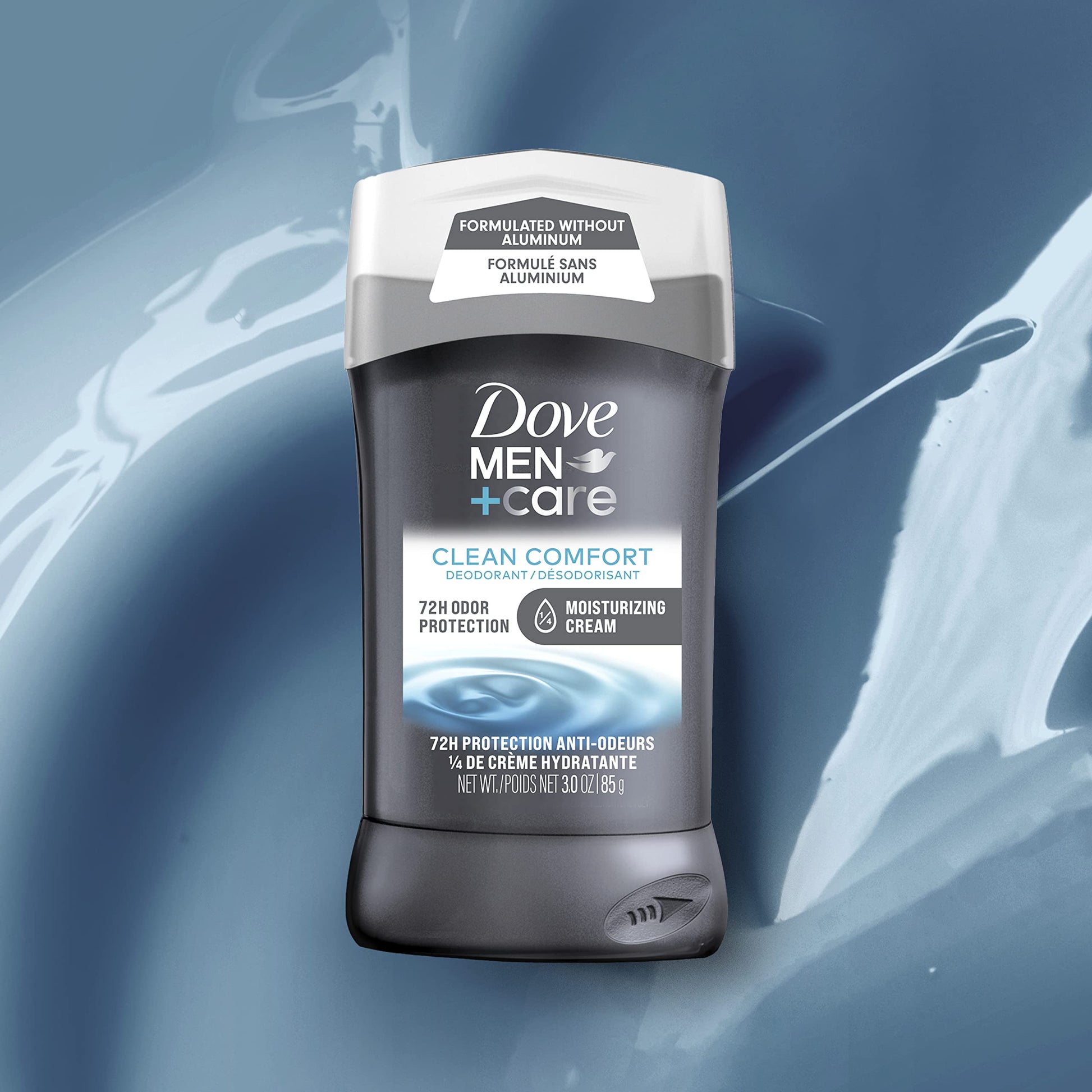 DOVE MEN + CARE Deodorant Stick Moisturizing Deodorant For 72-Hour Protection Clean Comfort Aluminum Free Deodorant For Men, 3 Ounce (Pack of 2)-UPStoxs