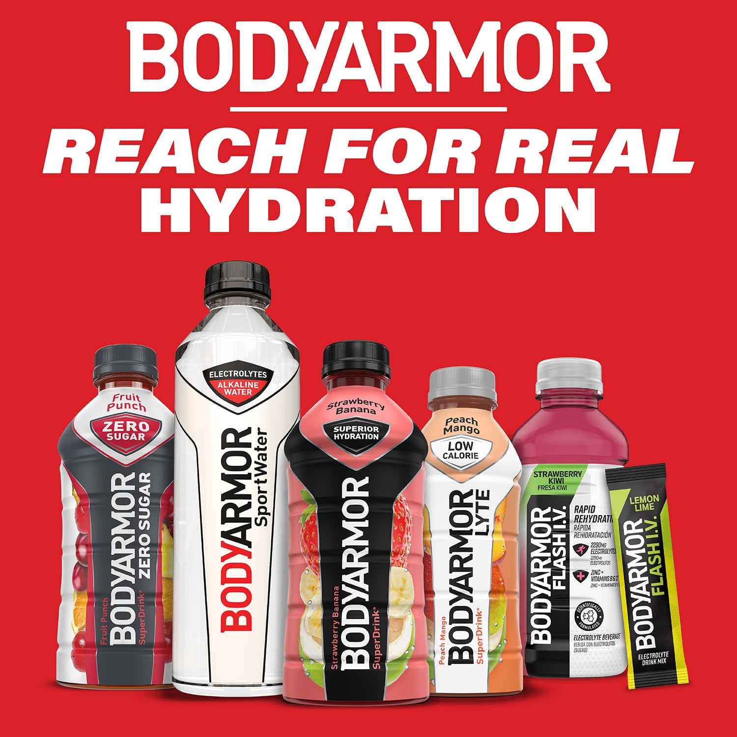 BODYARMOR Sports Drink Sports Beverage, Tropical Punch, Coconut Water Hydration, Natural Flavors With Vitamins, Potassium-Packed Electrolytes, Perfect For Athletes, 16 Fl Oz (Pack of 12)-UPStoxs