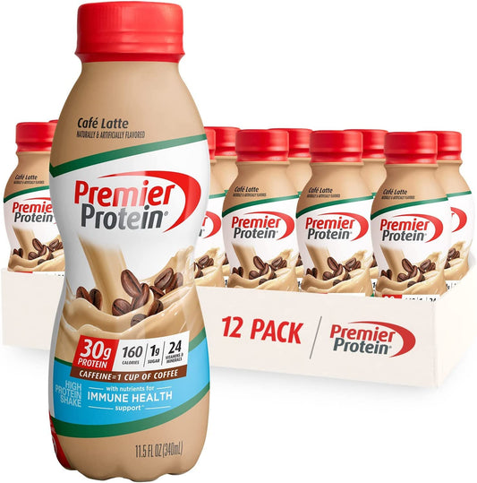 Premier Protein 30g High Protein Shake, Café Latte 11 fl. oz., 15 pk.