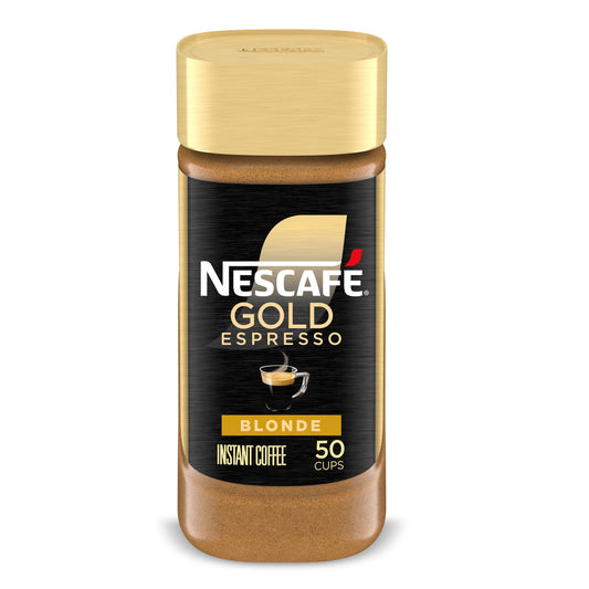 NESCAFÉ Gold Espresso Blonde, Instant Coffee, 3.5 oz-UPStoxs