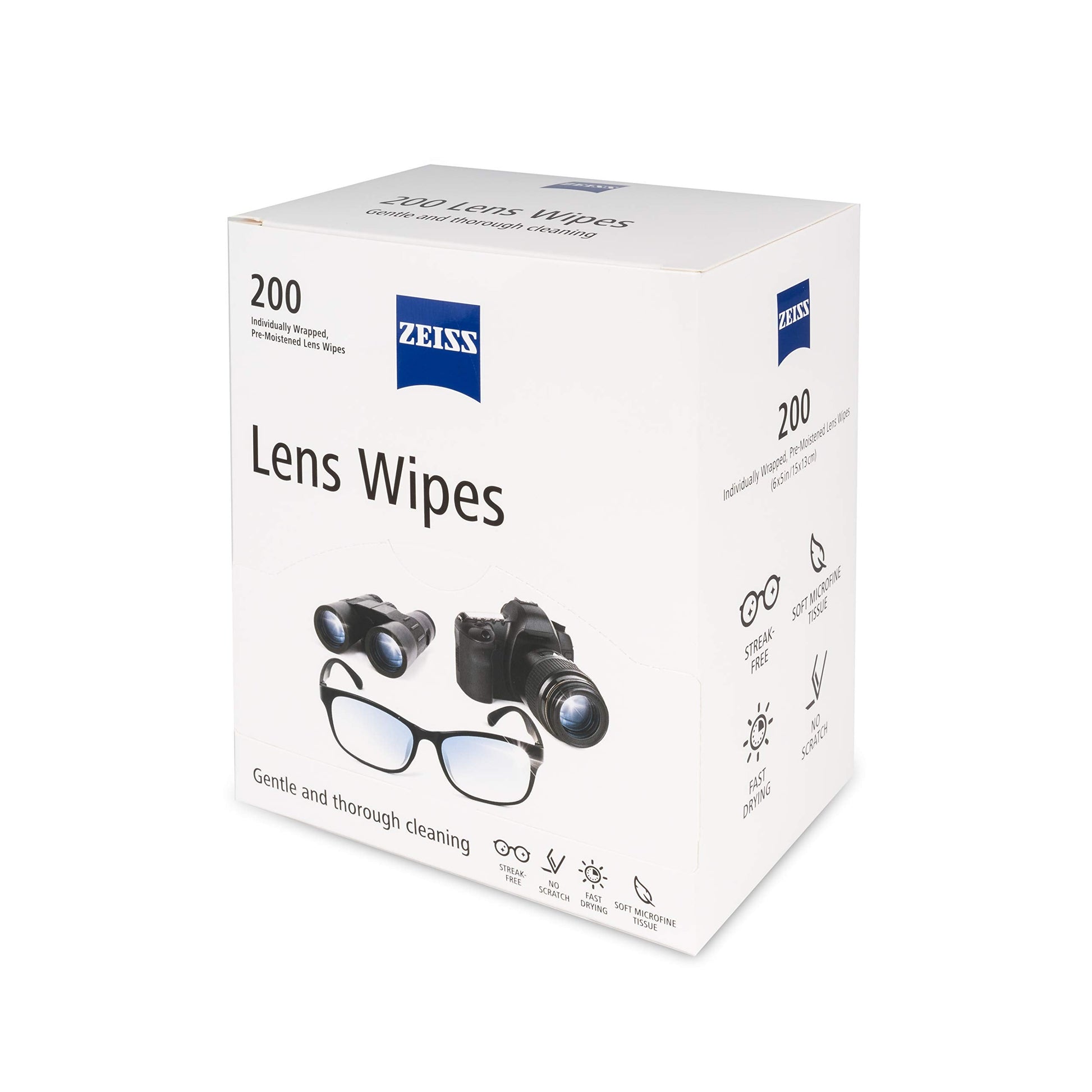 ZEISS Pre-Moistened Lens Cleaning Wipes, 200 Count-UPStoxs