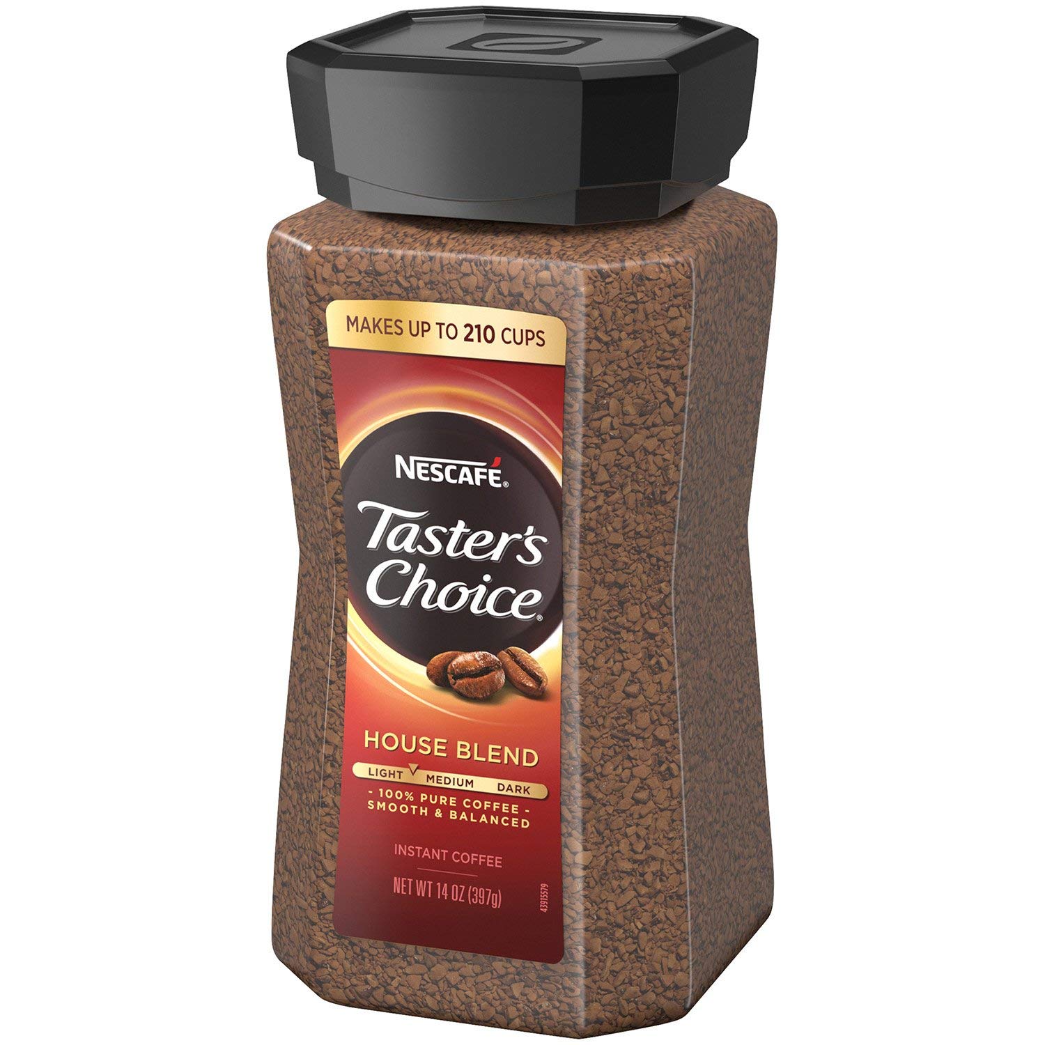 Nescafé Taster's Choice House Blend Instant Coffee, 14 oz.-UPStoxs