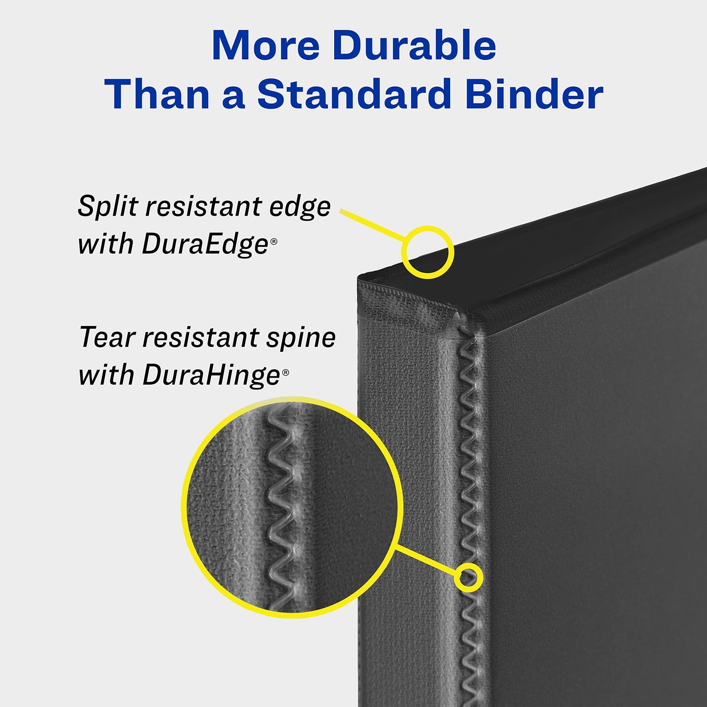 Avery Durable View 3 Ring Binder, 1 Inch Slant Rings, 1 Green Binder (17832)-UPStoxs