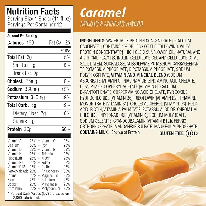 Premier Protein 30g High Protein Shake, Caramel 11 fl. oz., 15 pk.