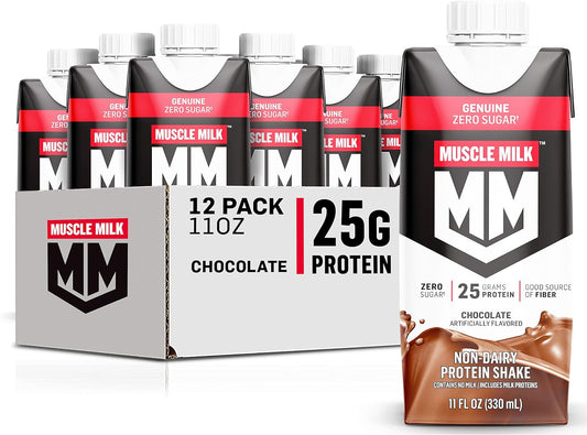 Muscle Milk 25g Genuine Protein Shake, Chocolate, 11 fl. oz., 18 pk.