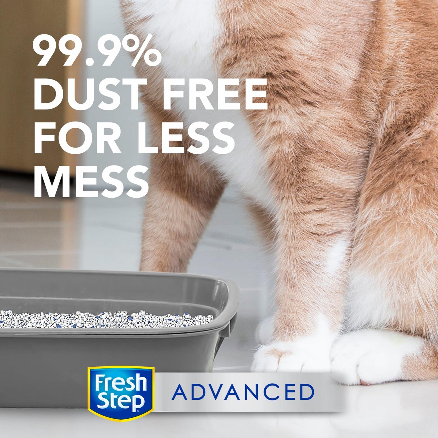 Fresh Step Clumping Cat Litter, Advanced, Multi-Cat Odor Control, Extra Large, 37 Pounds total (2 Pack of 18.5lb Boxes)-UPStoxs