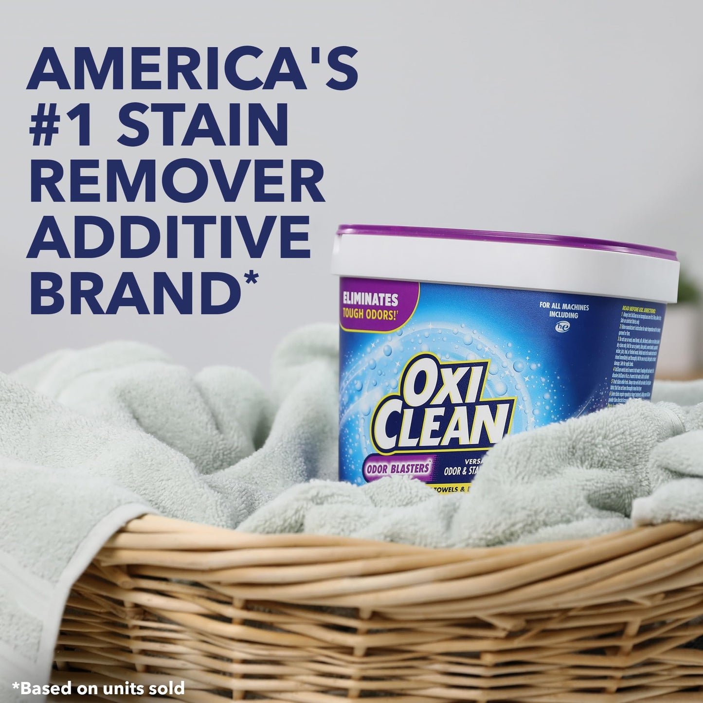 OxiClean Odor Blasters Versatile Odor and Stain Remover Powder, 5 lb-UPStoxs