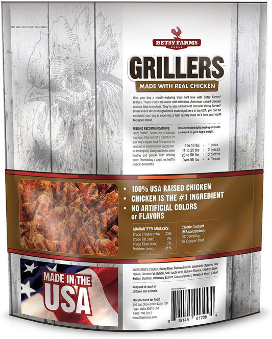 Betsy Farms Grillers Dog Treats , Chicken, 48 oz.