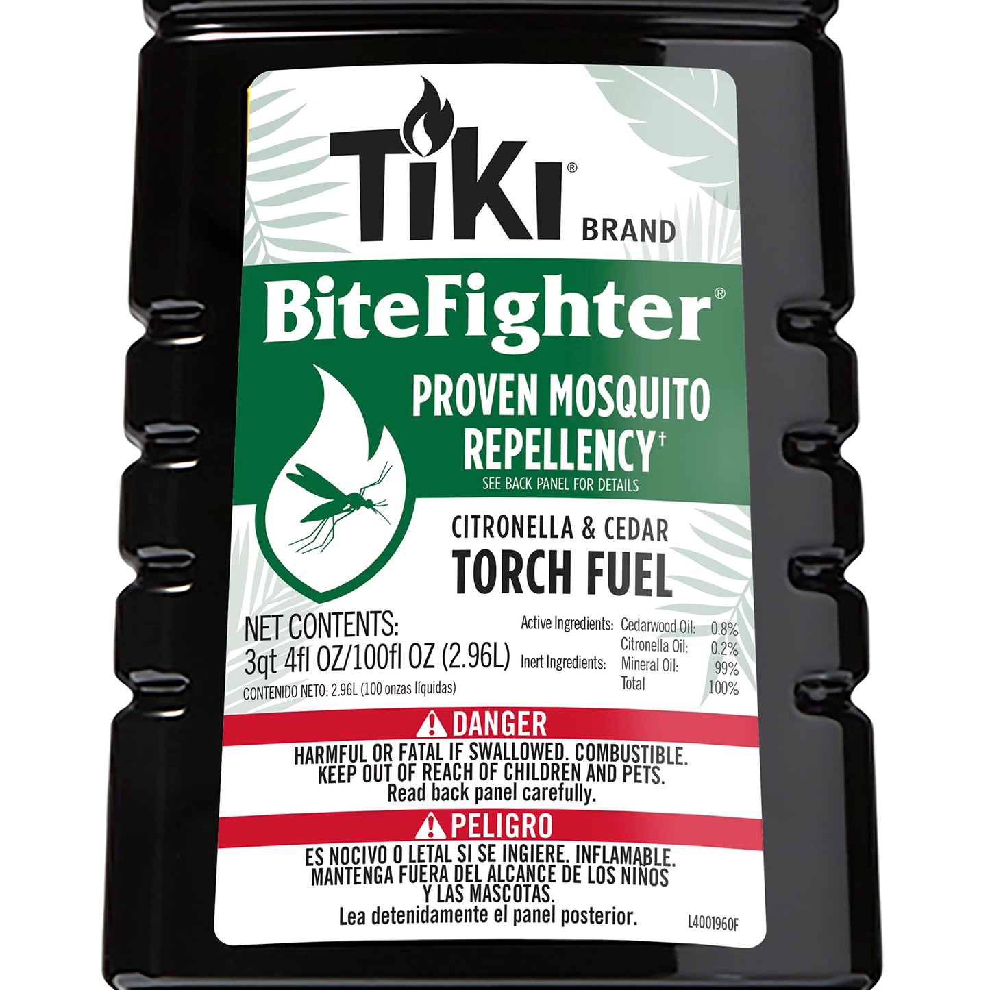 TIKI Brand BiteFighter Mosquito Repellent Torch Fuel for Outdoors, 100 oz, 1216155-UPStoxs