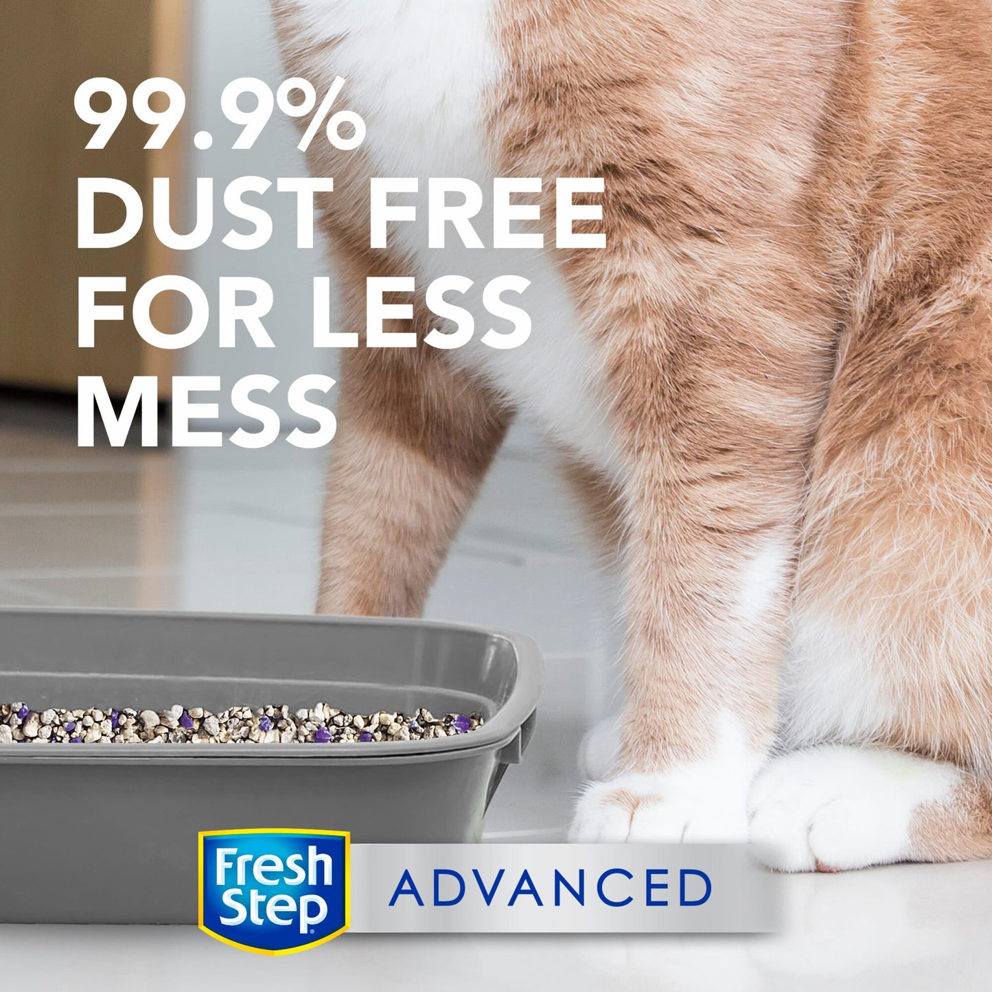 Fresh Step Clumping Cat Litter, Advanced, Clean Paws Multi-Cat, Extra Large, 37 Pounds total (2 Pack of 18.5lb Boxes)-UPStoxs