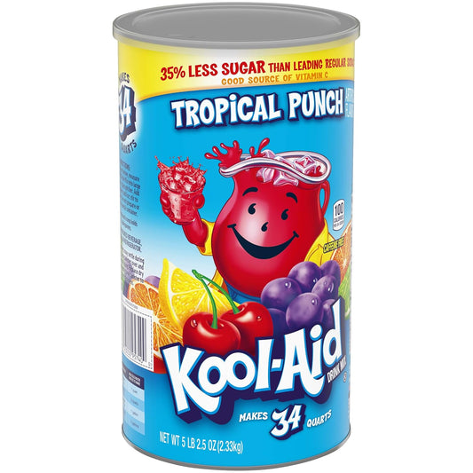 Kool-Aid Sweetened Tropical Punch Powdered Drink Mix 82.5 oz.