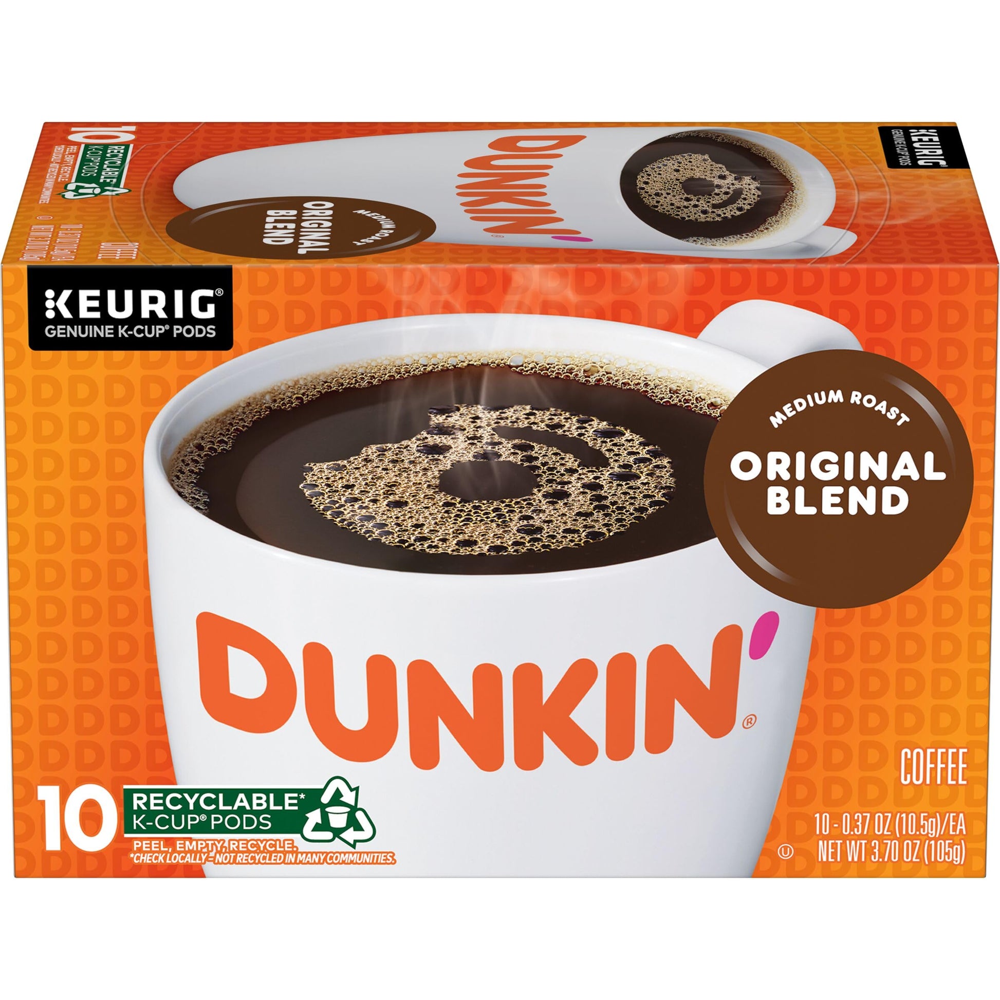 Dunkin' Original Blend Medium Roast Coffee, 60 Keurig K-Cup Pods-UPStoxs