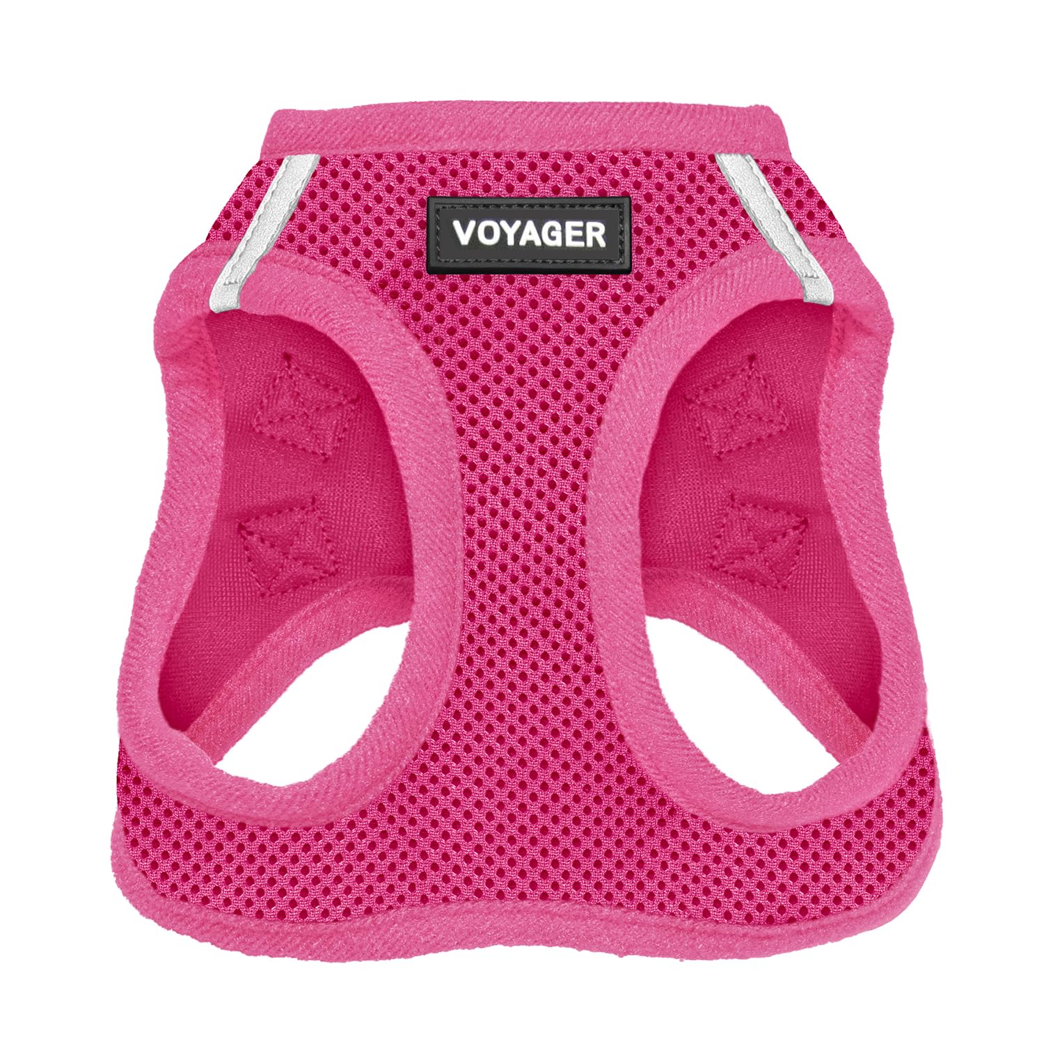 Voyager Step-in Air Dog Harness - All Weather Mesh Step in Vest Harness for Small and Medium Dogs and Cats by Best Pet Supplies - Harness (Fuchsia), S (Chest: 14.5-16")-UPStoxs