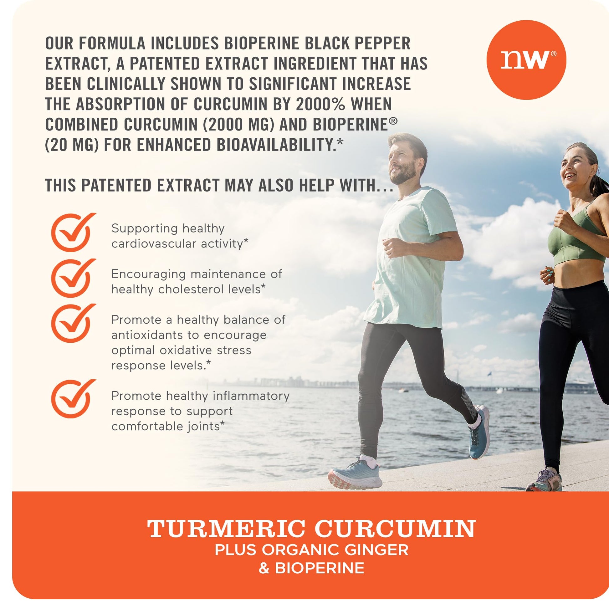 NatureWise Curcumin Turmeric 2250mg | 95% Curcuminoids & BioPerine Black Pepper Extract | Advanced Absorption for Joint Support [2 Month Supply - 180 Count]-UPStoxs