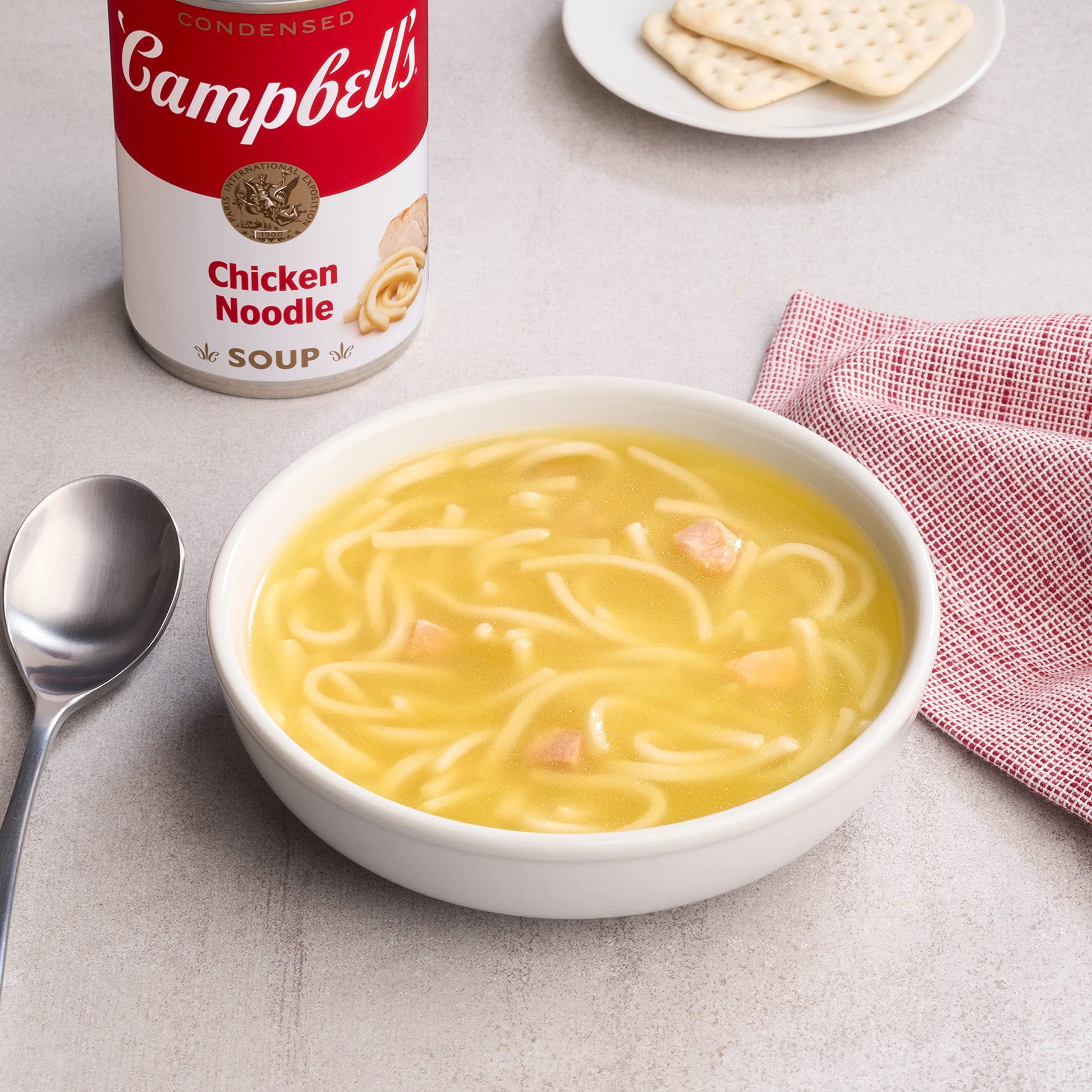 Campbell's Condensed Chicken Noodle Soup, 10.75 Ounce Can (Pack of 4)-UPStoxs