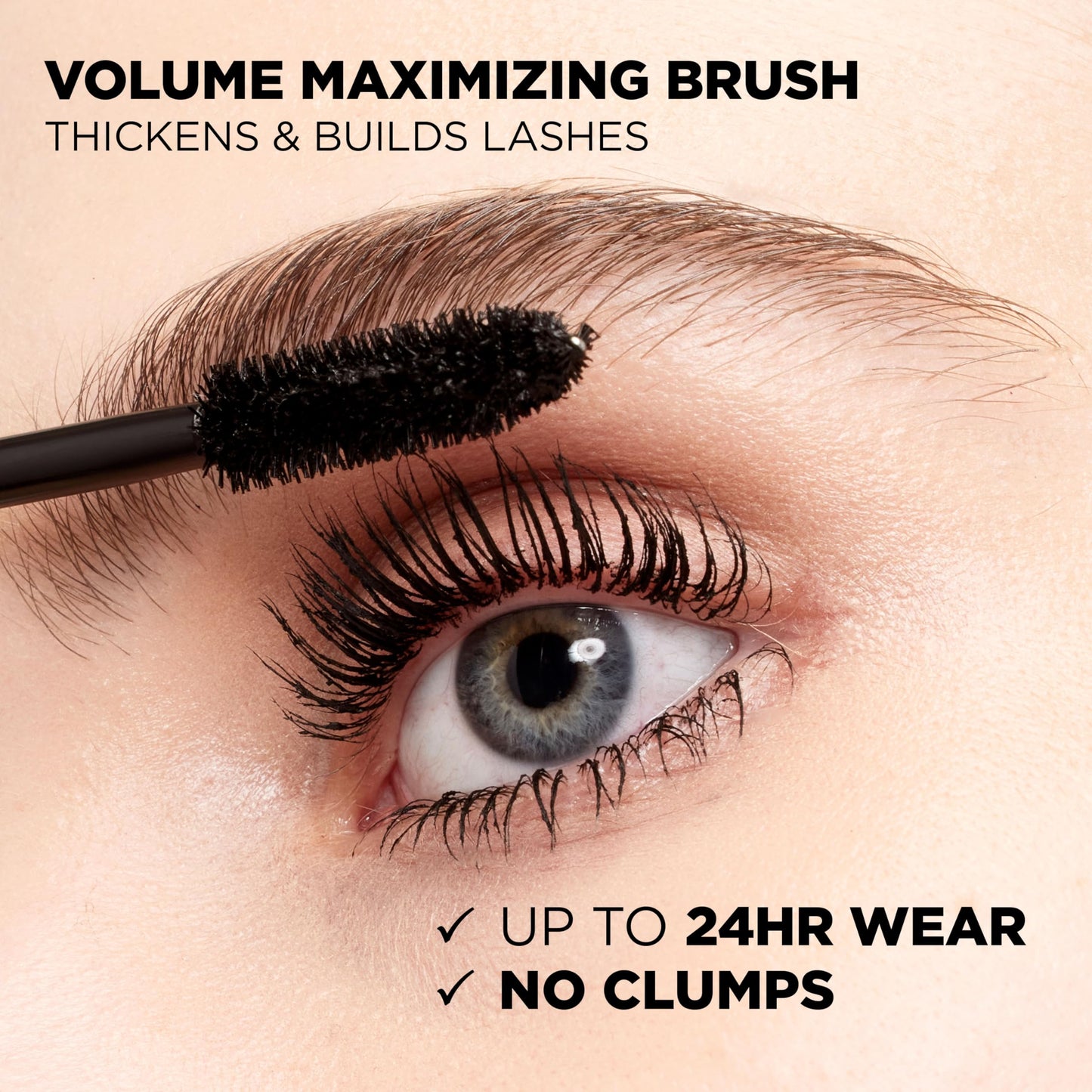 L’Oreal Paris Makeup Voluminous Original Volume Building Mascara, Carbon Black, 0.26 Fl Oz-UPStoxs