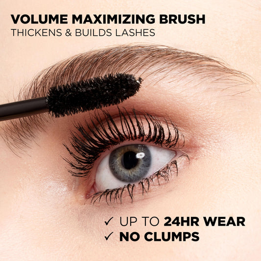 L’Oreal Paris Makeup Voluminous Original Volume Building Mascara, Carbon Black, 0.26 Fl Oz-UPStoxs