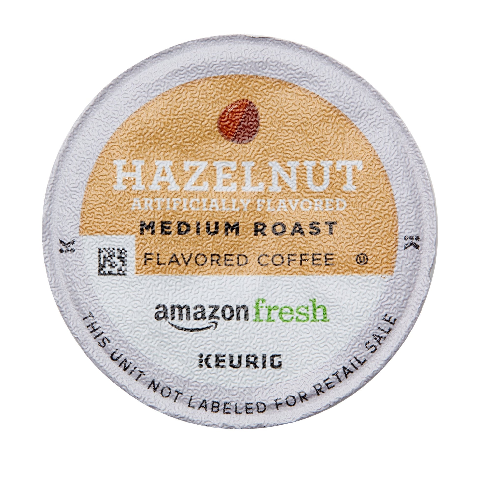 AmazonFresh 80 Ct. K-Cups, Hazelnut Flavored Medium Roast, Keurig K-Cup Brewer Compatible-UPStoxs