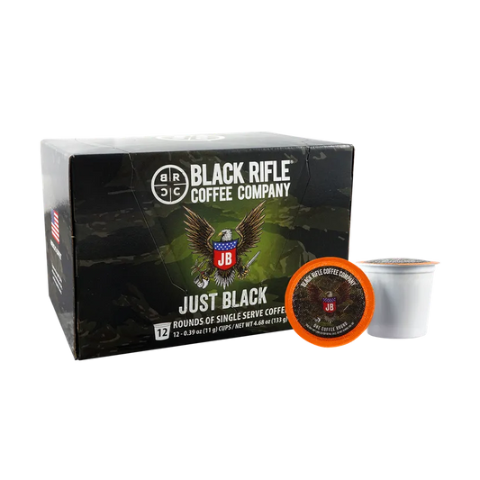 Black Rifle Coffee Company Just Black, Medium Roast K-Cup Coffee Pods 75 ct.-UPStoxs