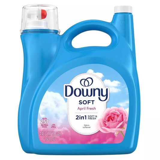 Downy Soft & Fresh Liquid Fabric Softener, April Fresh, 257 loads, 150 fl. oz.