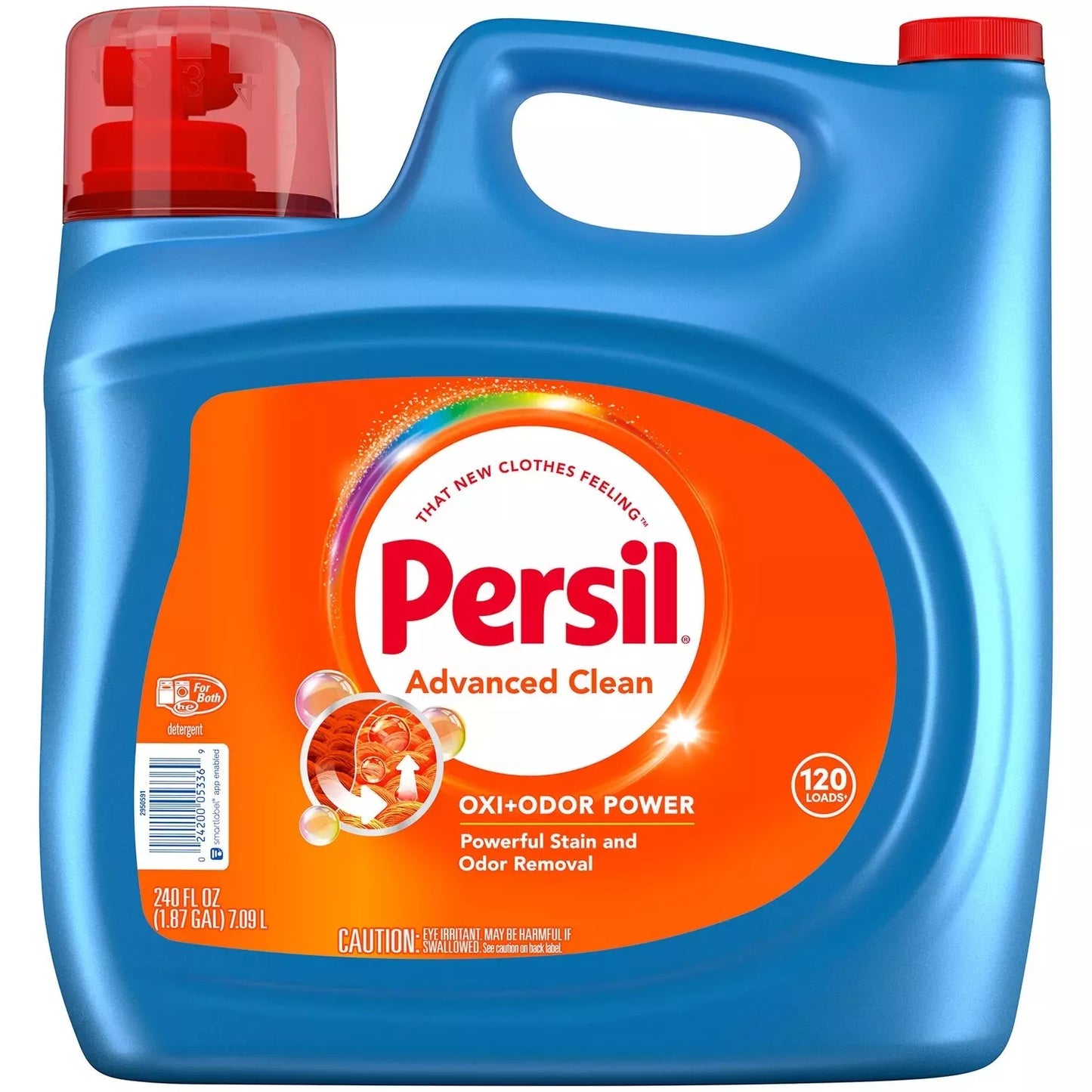 Persil OXI + Odor Power Liquid Laundry Detergent, 120 loads, 240 fl. oz.