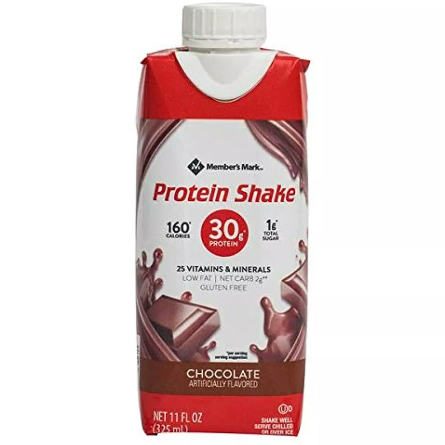 Member's Mark 30g High Protein Shake, Chocolate, 11 fl. oz., 18 pk.