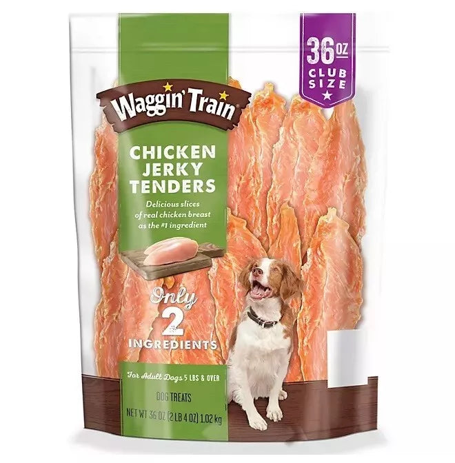 Waggin Train Chicken Jerky Dog Treats, 36 oz.