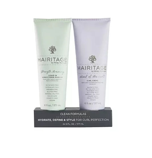 Hairitage Curl Defining Crème and Leave-in Conditioner Pudding Duo