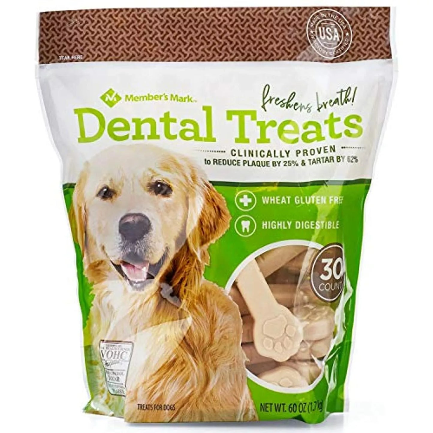 Member's Mark Dental Chew Treats for Dogs, 60 oz.