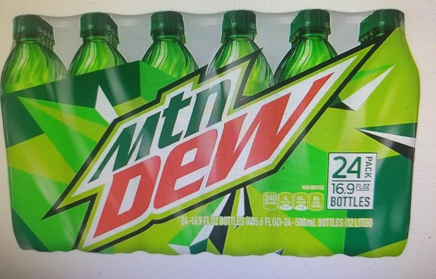 Mountain Dew 16.9 fl. oz., 24 pk.