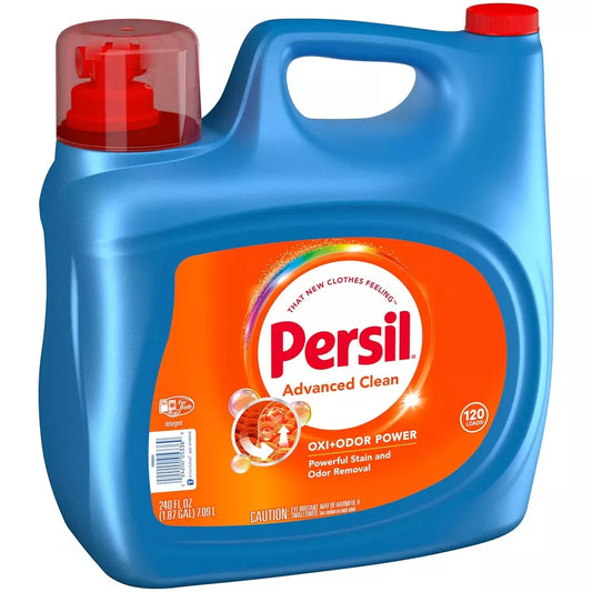 Persil OXI + Odor Power Liquid Laundry Detergent, 120 loads, 240 fl. oz.