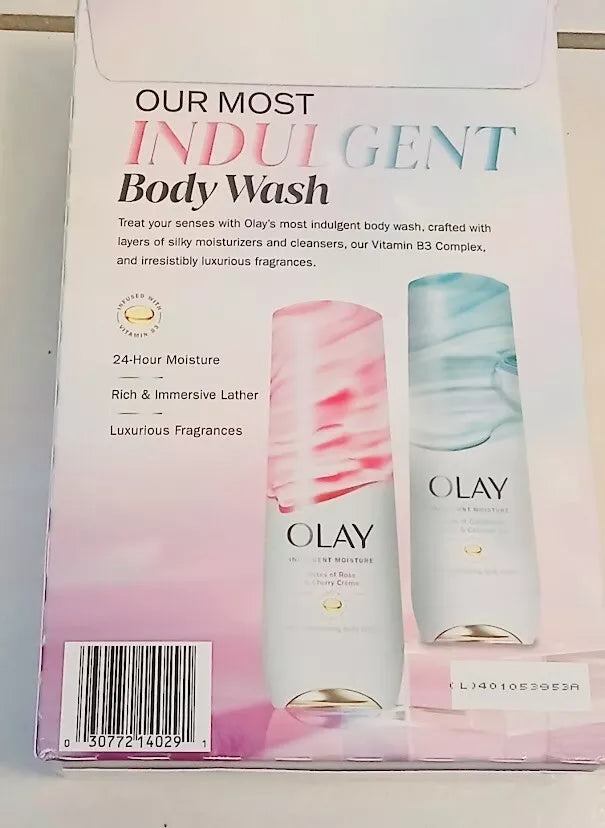 Olay Indulgent Moisture Body Wash with Vitamin B3, 20 fl. oz., 2 pk.