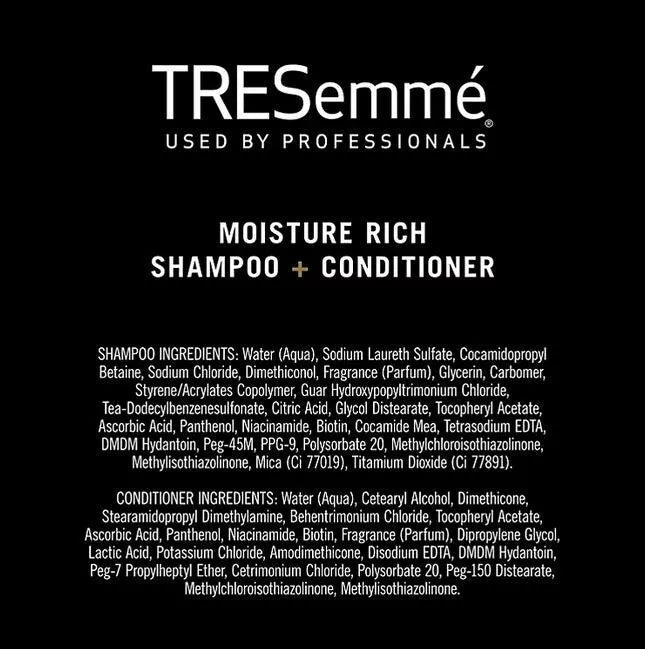 TRESemmé Ultimate Moisture Shampoo and Conditioner, 39 fl. oz., 2 pk.