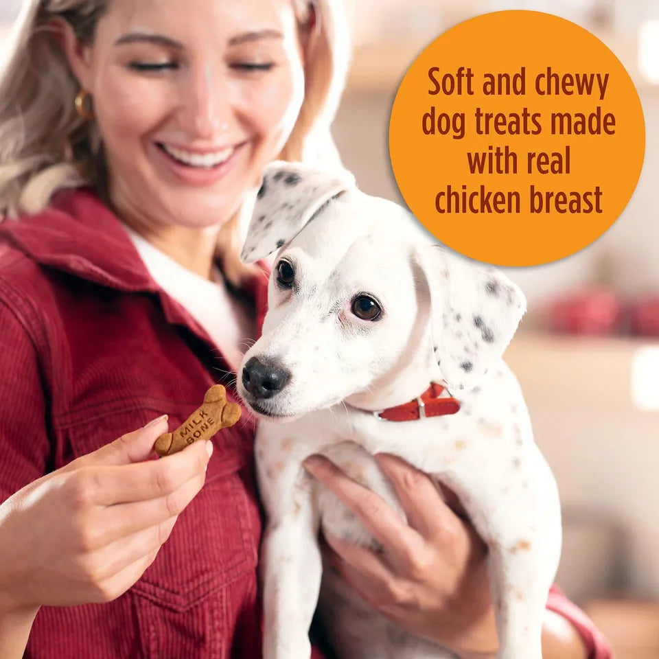 Milk-Bone Soft & Chewy Dog Snacks, Chicken Recipe, 37 oz.