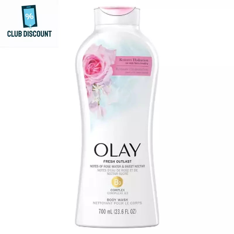 Olay Fresh Outlast Body Wash with Vitamin B3 Complex, 23.6 fl. oz., 3 pk.