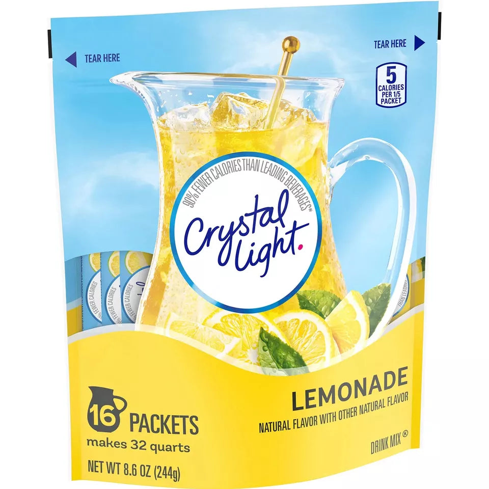 Crystal Light Lemonade Mix 16 pk.