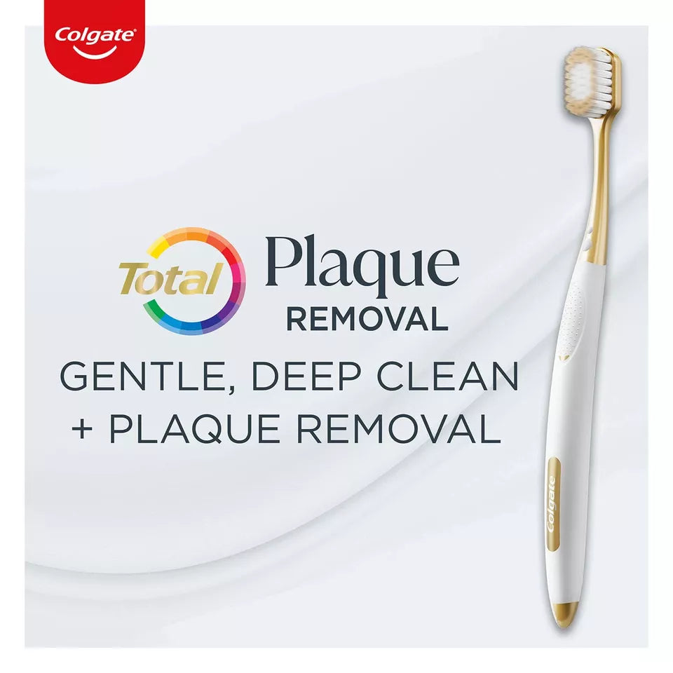 Colgate Total Plaque Removal Manual Toothbrush, Ultra Soft, 6 pk.