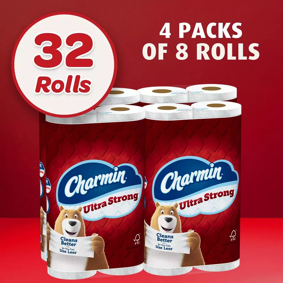 Charmin Ultra Strong Toilet Paper, 32 rolls, 231 sheets/roll