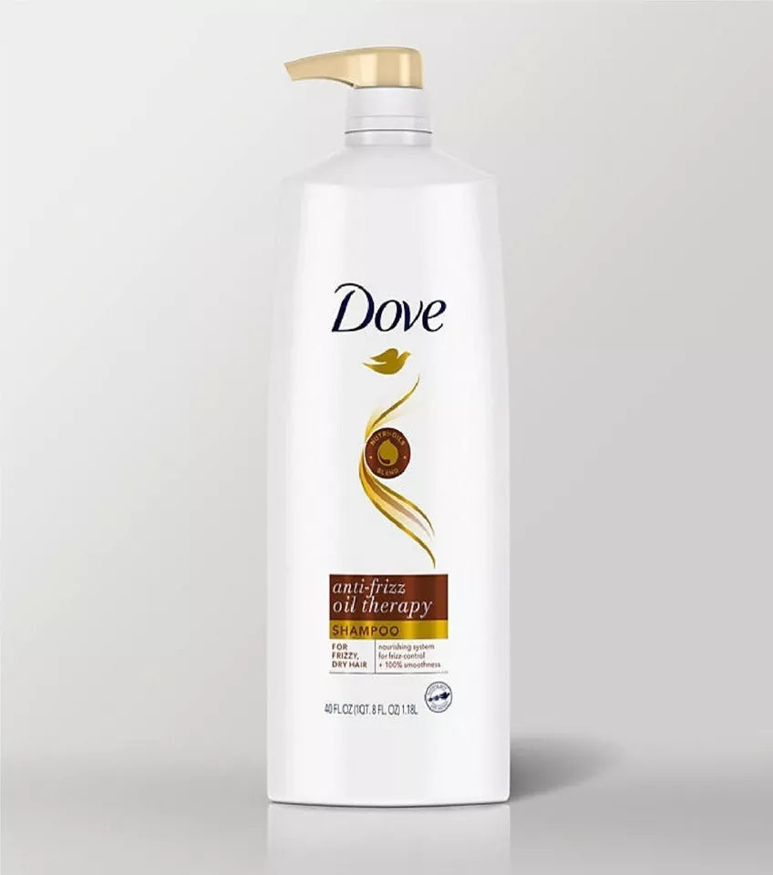 Dove Anti-Frizz Oil Therapy Shampoo & Conditioner, 40 fl. oz., 2 pk.