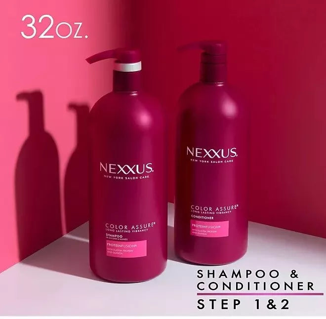 Nexxus Color Assure Shampoo and Conditioner, 32 fl. oz., 2 pk.